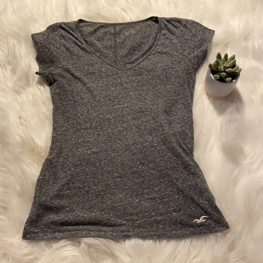 Hollister Basic Heather Gray Tee